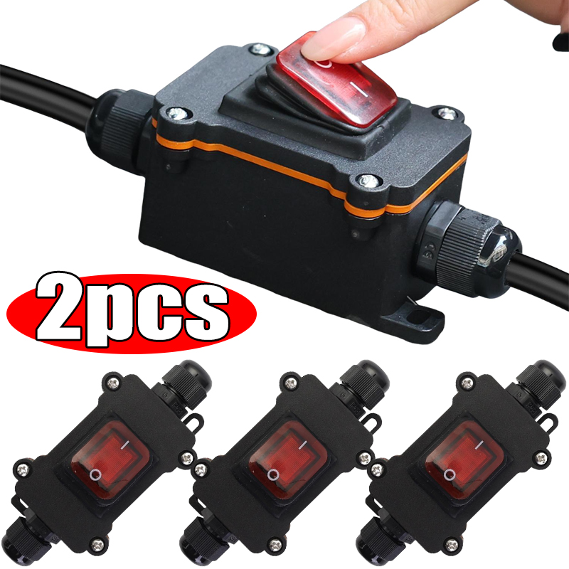 1-2pcs Inline Power Cord 12V-2 - Outdoor Power Lead review and price