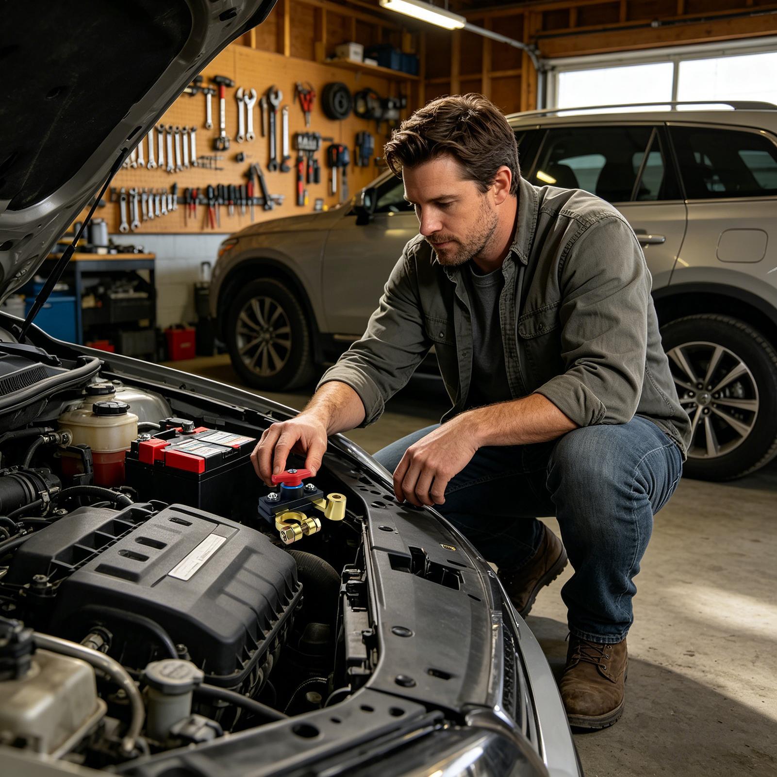 Adjustable Car Battery Power C - Outdoor Power Disconnect review and price