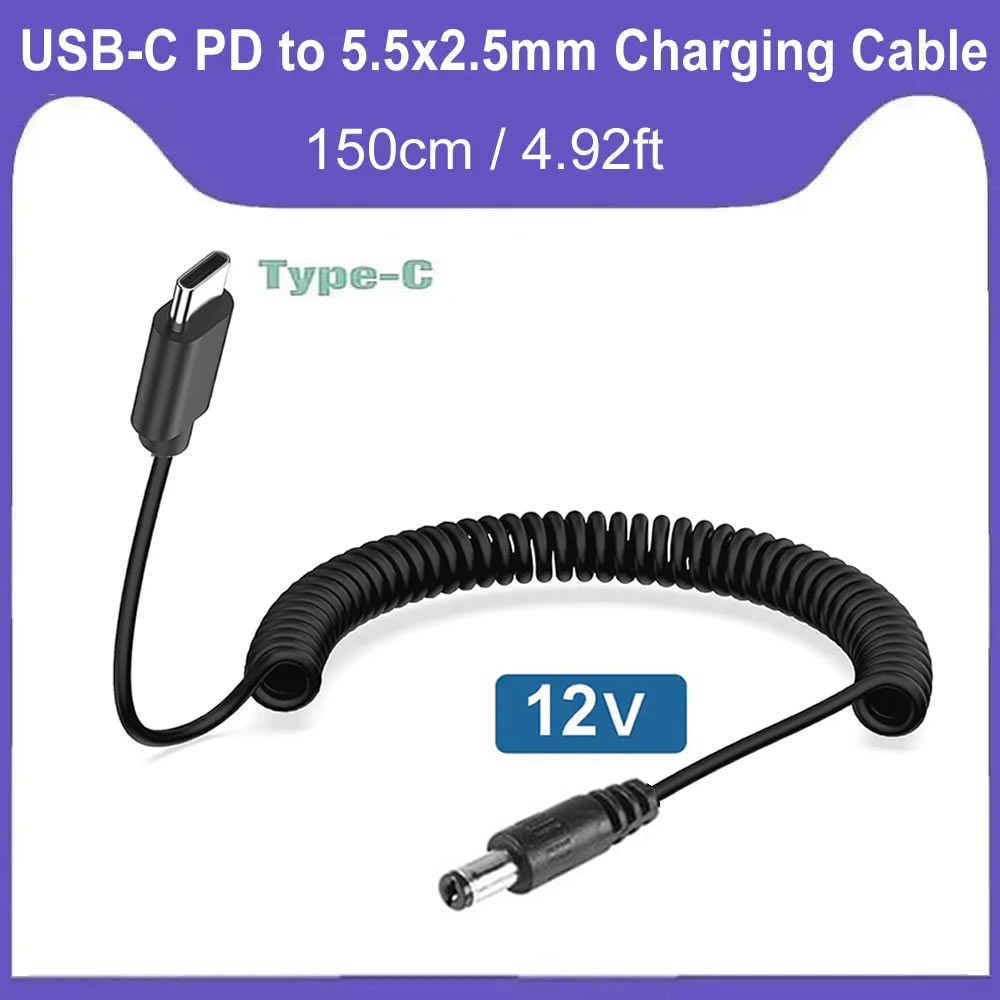 USB C to DC 5.5mm X 2.5mm Powe - Outdoor Power Lead review and price