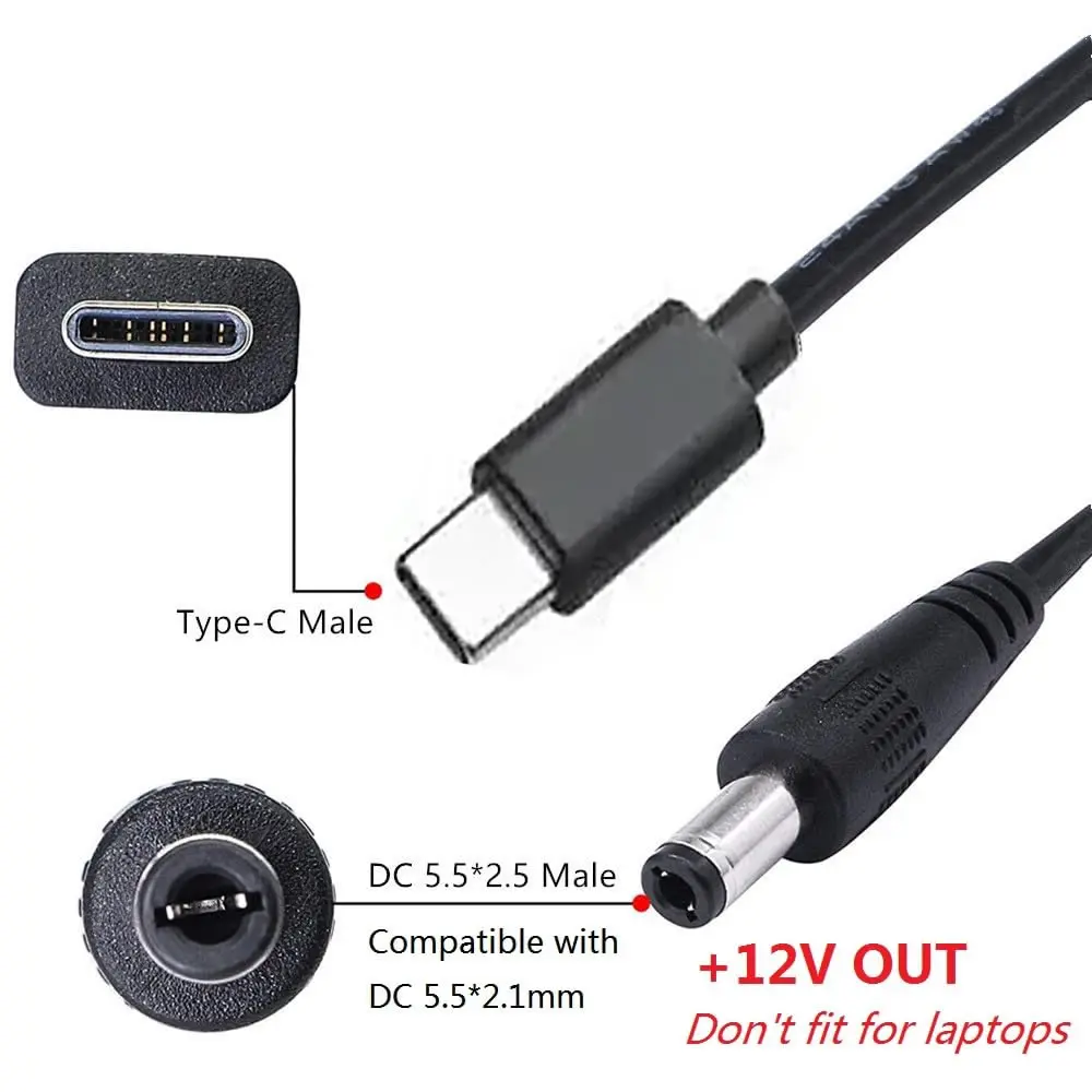 USB C to DC 5.5mm X 2.5mm Powe - Outdoor Power Lead review and price