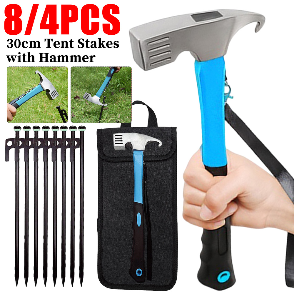 8/4PCS Camping Tent Stakes and - Outdoor Power Stake review and price