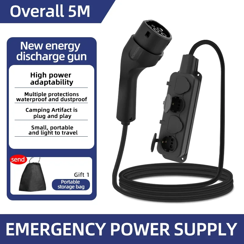 Portable 16A 4KW Electric Car  - Outdoor Power Lead review and price