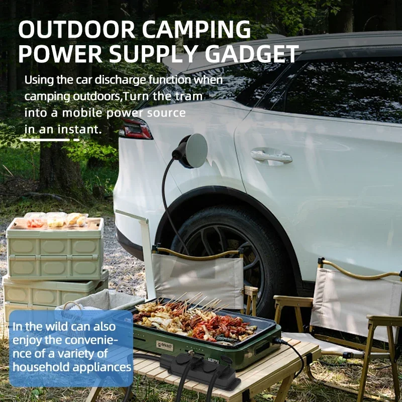 Portable 16A 4KW Electric Car  - Outdoor Power Lead review and price
