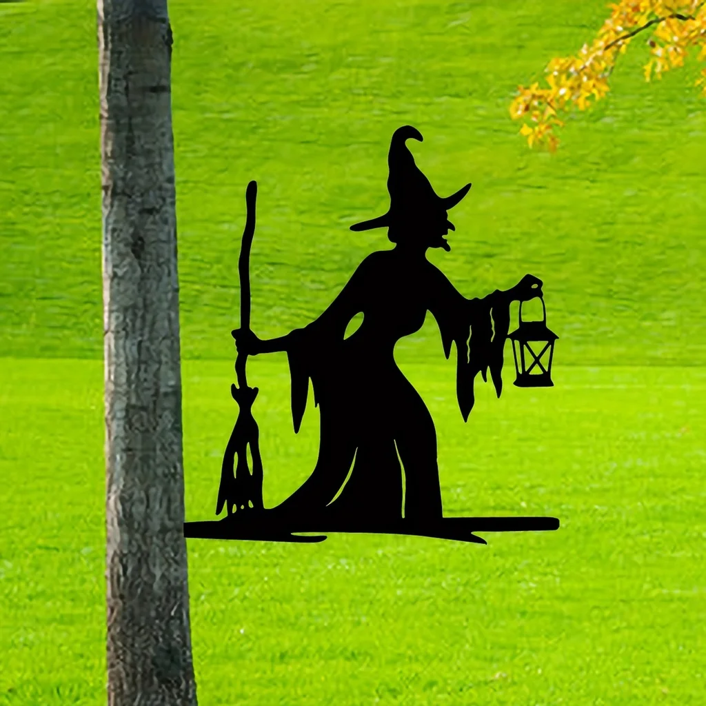 1pc Witch Lantern On Branch St - Outdoor Power Stake review and price