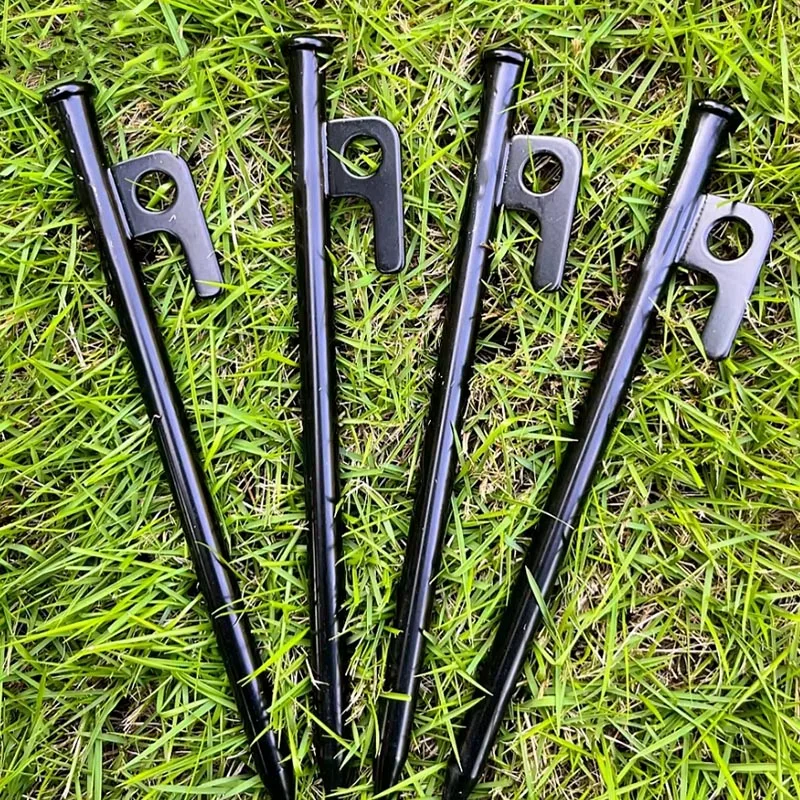 4Pcs Heavy Duty Steel Tent Peg - Outdoor Power Stake review and price