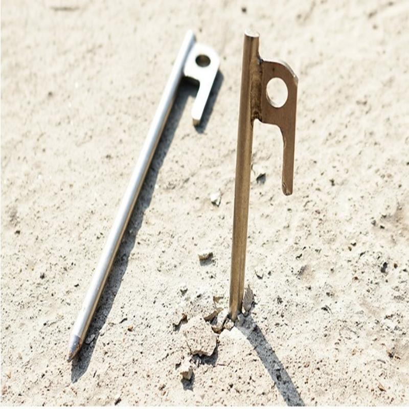 4Pcs Heavy Duty Steel Tent Peg - Outdoor Power Stake review and price