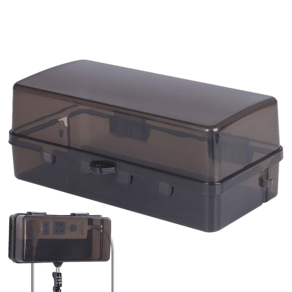 Portable Plastic Plug Box Anti - Outdoor Power Outlet Cover review and price