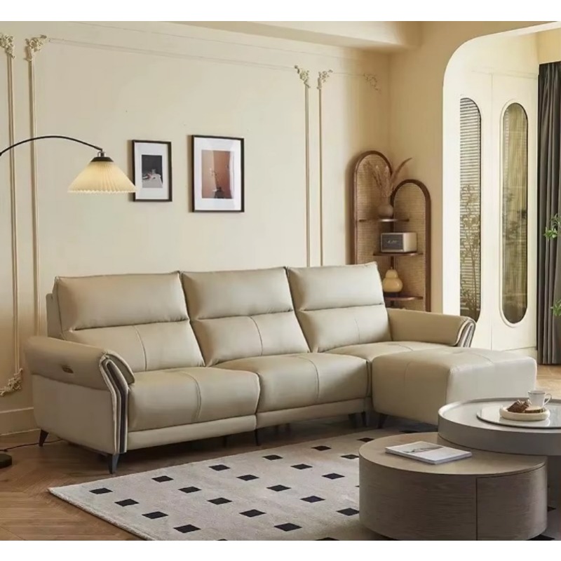 Italian Minimalist Cream Strai - Outdoor Power Recliner review and price