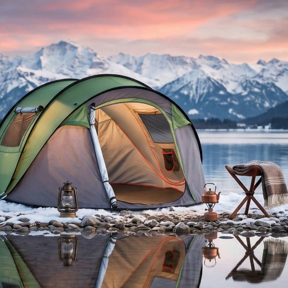 4 Person Pop Up Camping Tent I - Outdoor Power Outlet Cover review and price