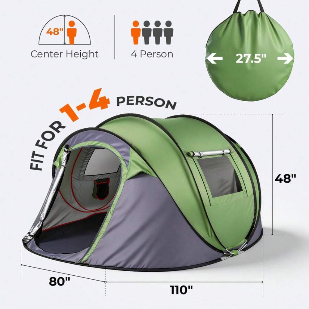 4 Person Pop Up Camping Tent I - Outdoor Power Outlet Cover review and price