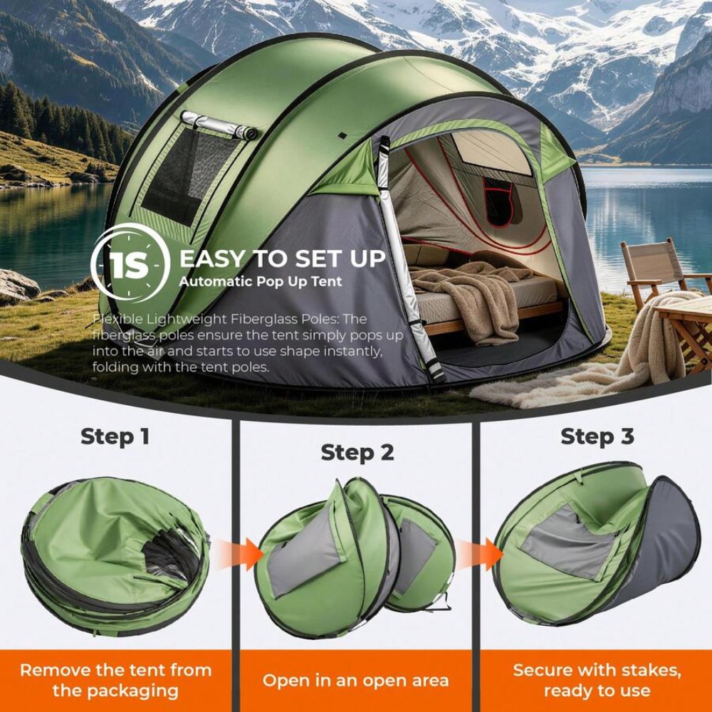 4 Person Pop Up Camping Tent I - Outdoor Power Outlet Cover review and price