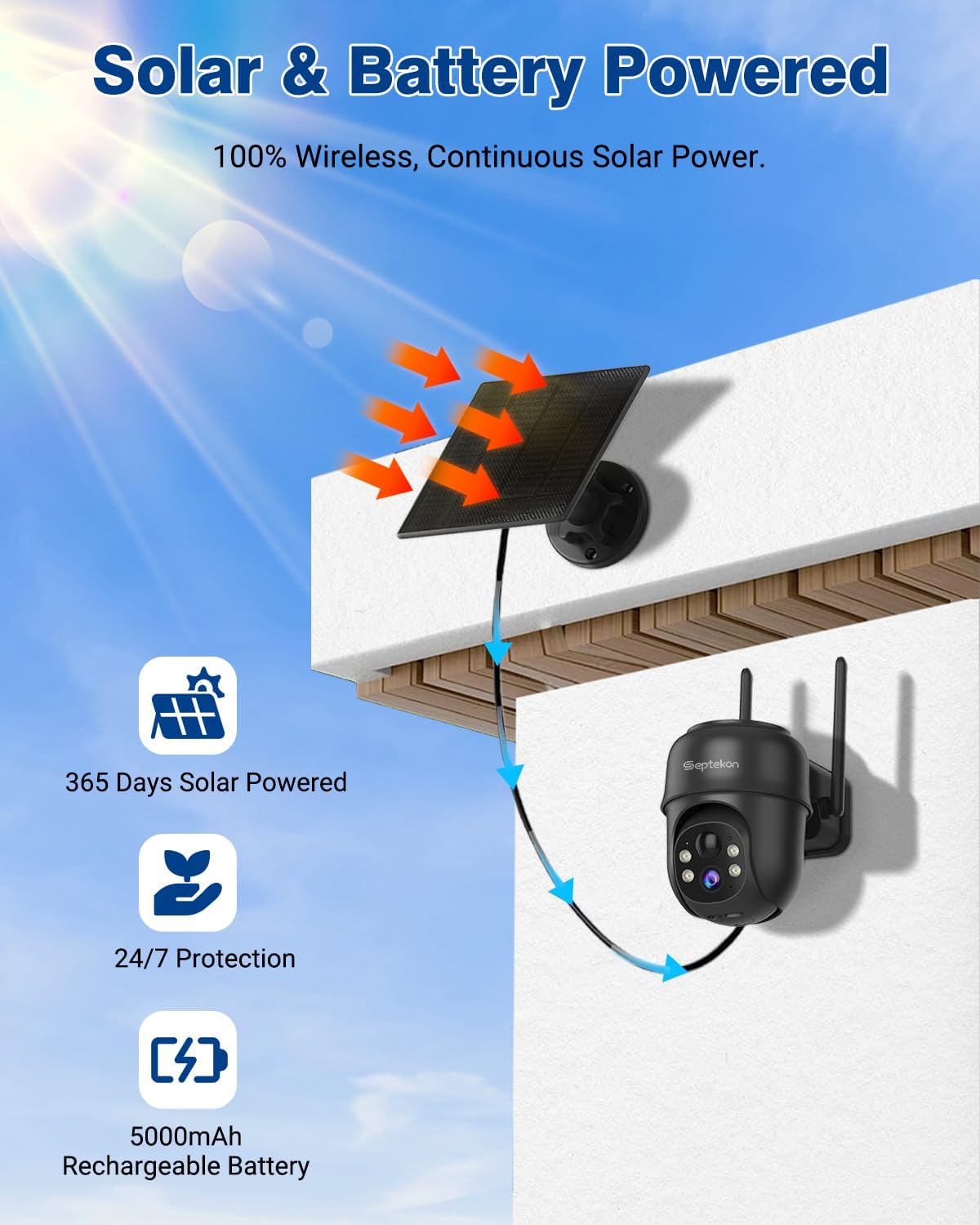 2K Solar Wireless Outdoor Secu - Outdoor Power Pack review and price
