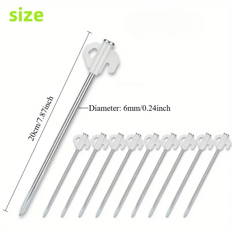 Luminous Tent Pegs Glow in Dar - Outdoor Power Stake review and price