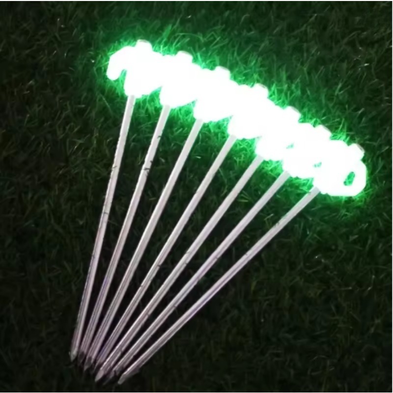 Luminous Tent Pegs Glow in Dar - Outdoor Power Stake review and price